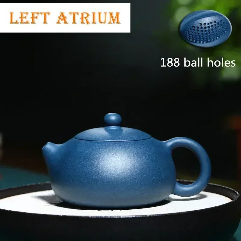 

Chinese Yixing Tea Pot Authentic Purple Clay Xi Shi Teapot Handmade Kettle 188 Ball Hole Filter Tea Ceremony Custom Gift 210ml