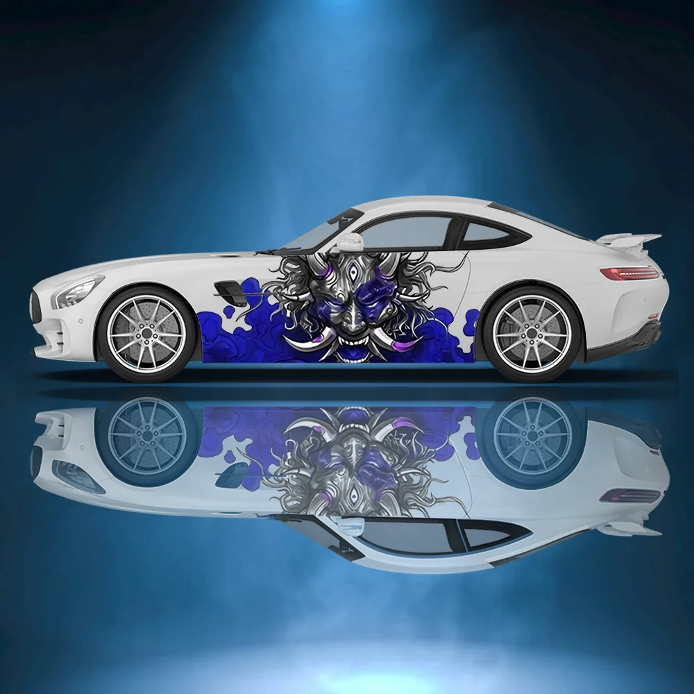 

Noh Mercy Horror Colorful Car Vinyl Wraps Decal Self-adhesive PVC Sticker Suitable for Trucks SUV Decor Auto Accessories Gift