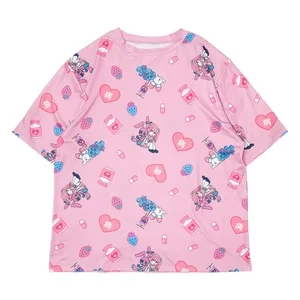 Adult and Children's Medicine Bottle Strawberry Sweet  3D Print Harajuku Style Y2KT T-shirt,favorite of Subculture Enthusiasts