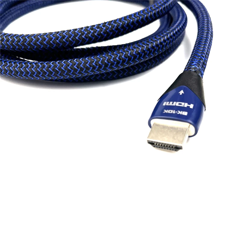 8K VODKA HDMI Cable 10% Silver Plated Copper AV TV 48Gbps Ultra HD 5.0 Video Audio Wire with Box