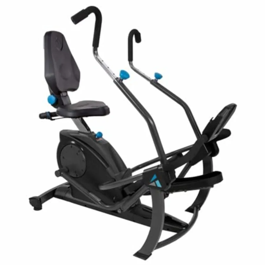 FreeStep Liege-Crosstrainer Stepper – Stoßfreie Alternative zum Heimtrainer mit patentierter Physiotherapie-Technologie, für Personen bis 350 kg
