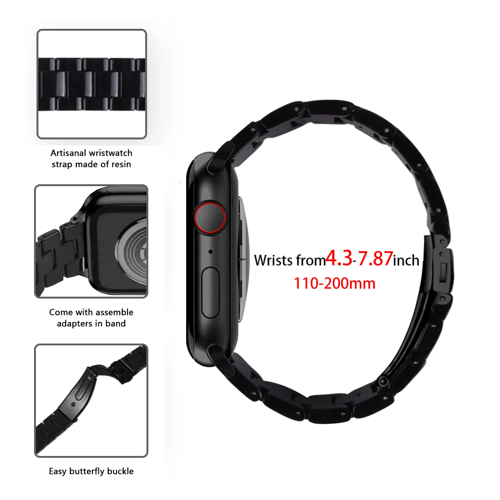 Strap for apple watch Ultra 2 band 40mm 44mm 41mm 45mm 49mm 38mm 42mm 44 45 41 mm bracelet iwatch series Ultra 9 8 SE 7 6 5 4 3