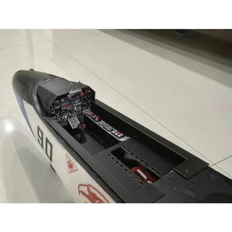 For FlyFans K-8 64mm EDF Jet Trainer FPV Cockpit Interior– 3D Multi-Color Printed Simulated RC Airplane Scale Accessory