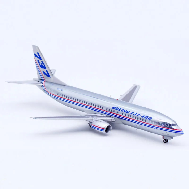 XX20389 Alloy Collectible Plane Gift JC Wings 1:200 Boeing "House Color" B737-400 Polished Diecast Aircraft JET Model N73700