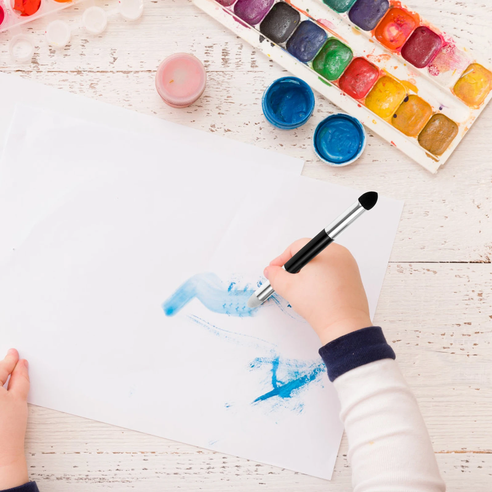 

4Pcs Sketch Drawing Tools Double Headed Blenders Set Art Wiper Eraser for Smudging Sketching Painting Supplies