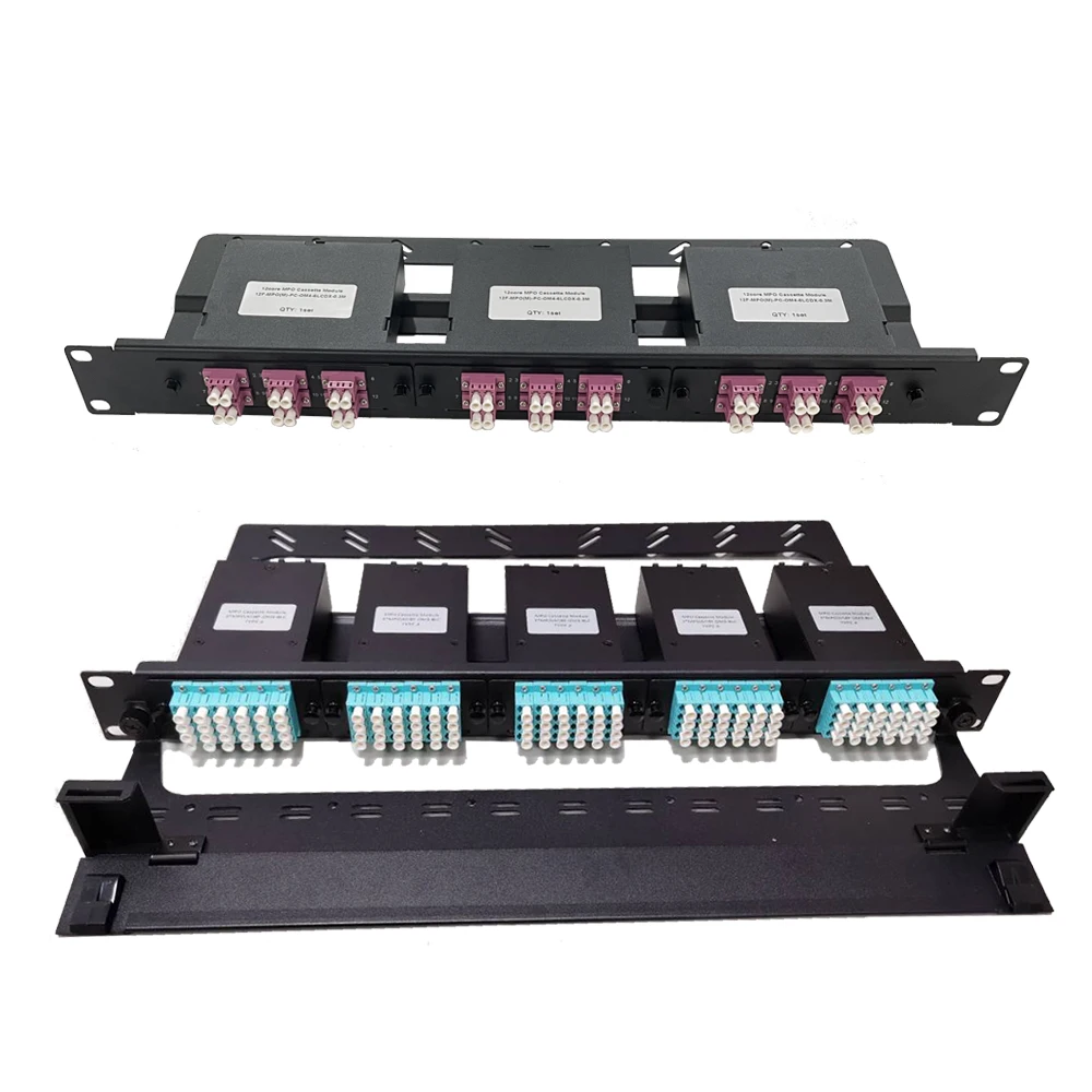 

1U Rack Mount FHD Modular Fiber Enclosure Panel for 4x FHD 5x FHD