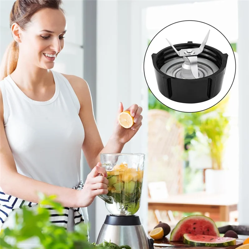 A76G-7Pcs Blender Replacement Parts For Oster, Blender Ice Blade With Jar Base Cap, Accessories For Oster Osterizer Blenders