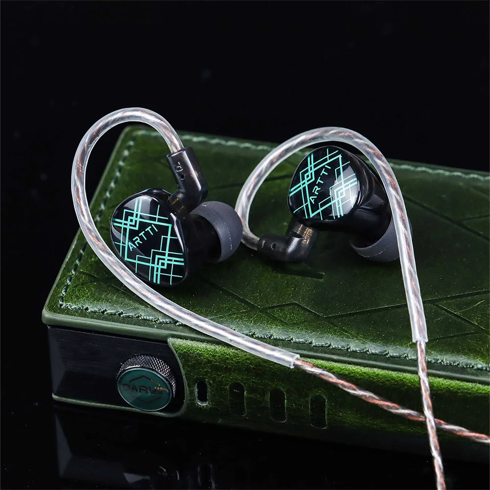 ARTTI R2 In-Ear HiFi Earphones 10mm Beryllium Diaphragm Dynamic Coil IEMs Monitor Wired HiFi Headphone 0.78 2pin 3.5/4.4mm Plug