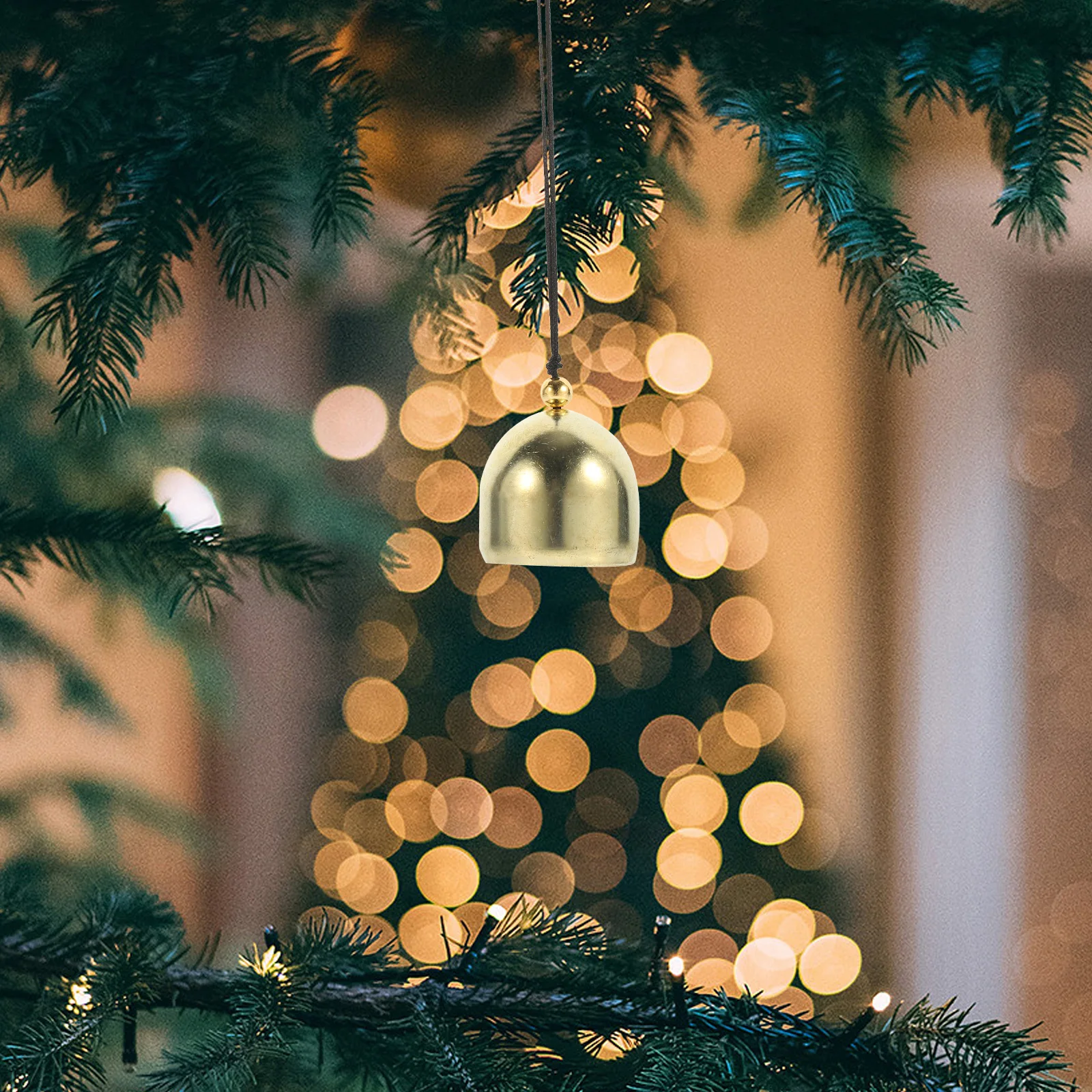

12pcs Bells Small Size Christmas Decor 3 Colors Golden Bells Each Tree Hanging Garden Ornaments Wind Chime