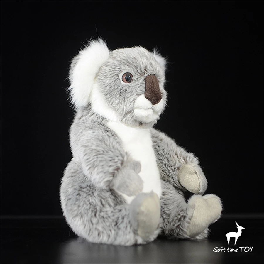 Koala High Fidelity Anime Cute Plushie Koala Bear Plush Toys Lifelike Animals Simulation Stuffed Doll Kawai Toy Gifts For Kids