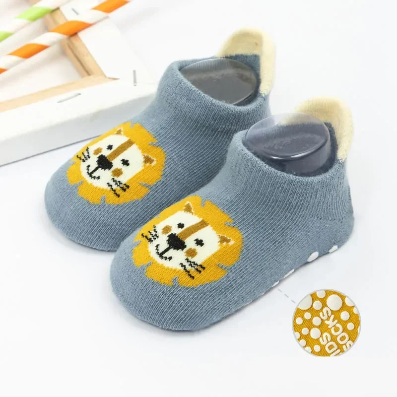 Baby Socks Spring Cute Cartoon Non-slip Baby Boys Girls Floor Socks Autumn Summer Socks  0-3 Years Old