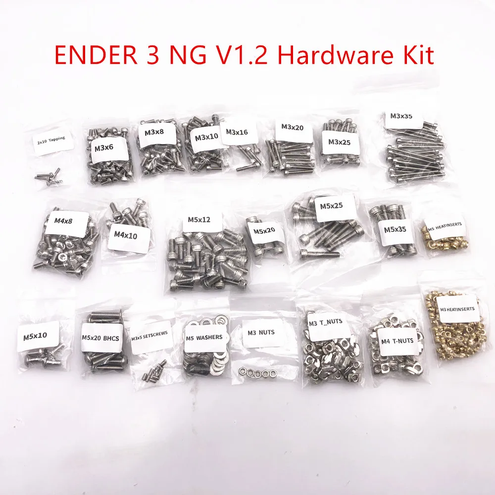 Konwersja Funssor Ender 3 NG V1.2 corexy Zestaw śrub i nakrętek sprzętowych Wersja aktualizacji