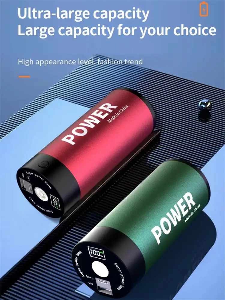 32000 MAh Mini Large Capacity with Flashlight Magnetic Quick Charging with Automatic Wake Up Safety Power Pack