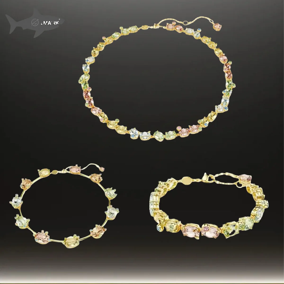 

2025 Hot Selling Candy Necklace Bracelet Jewelry Set Sweetheart Romantic Theme Design Noble and Elegant Banquet Gift Preferred