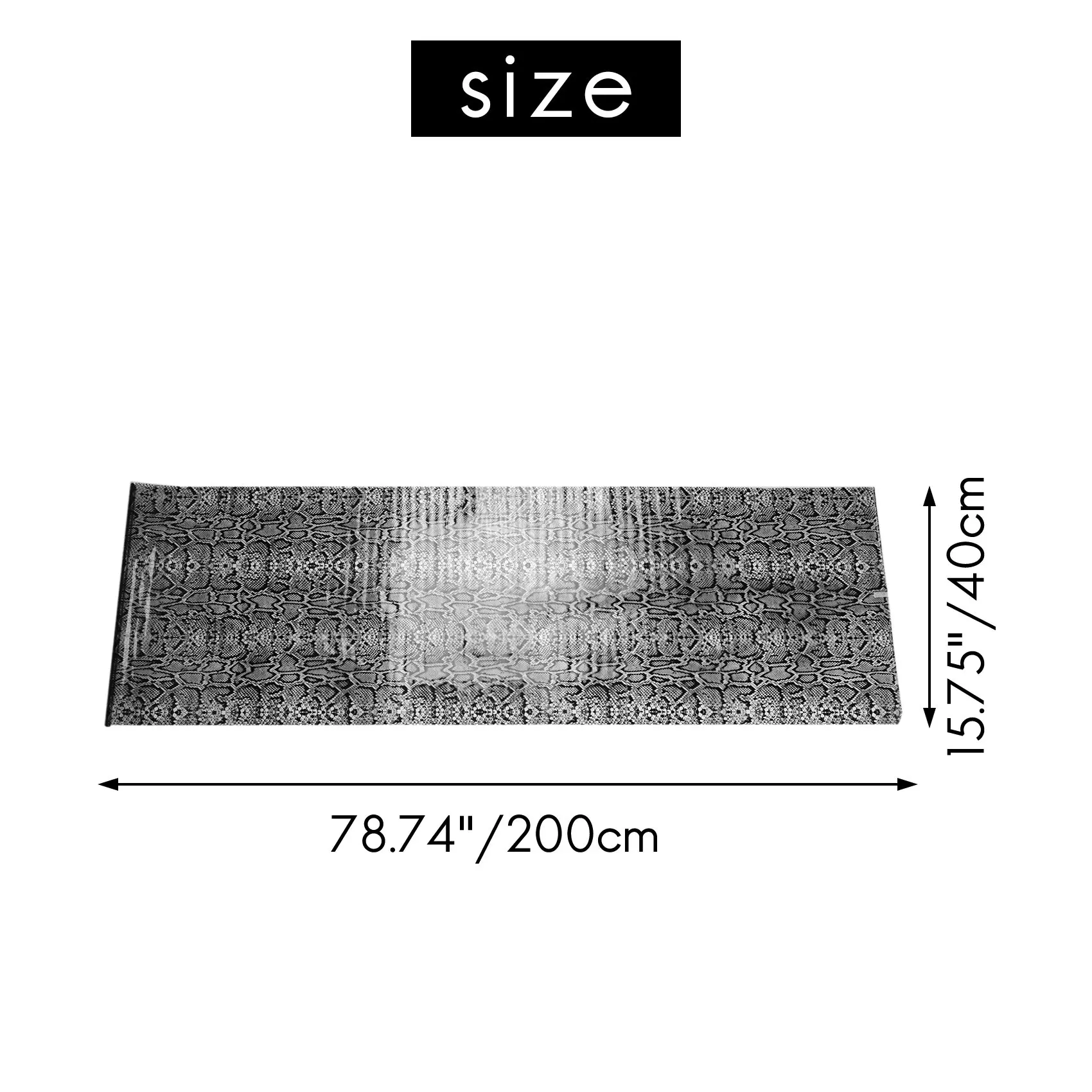 0.4X2m Water Transfer Printing Film Hydrographics Hydro Dipping Decor Kit Snakeskin