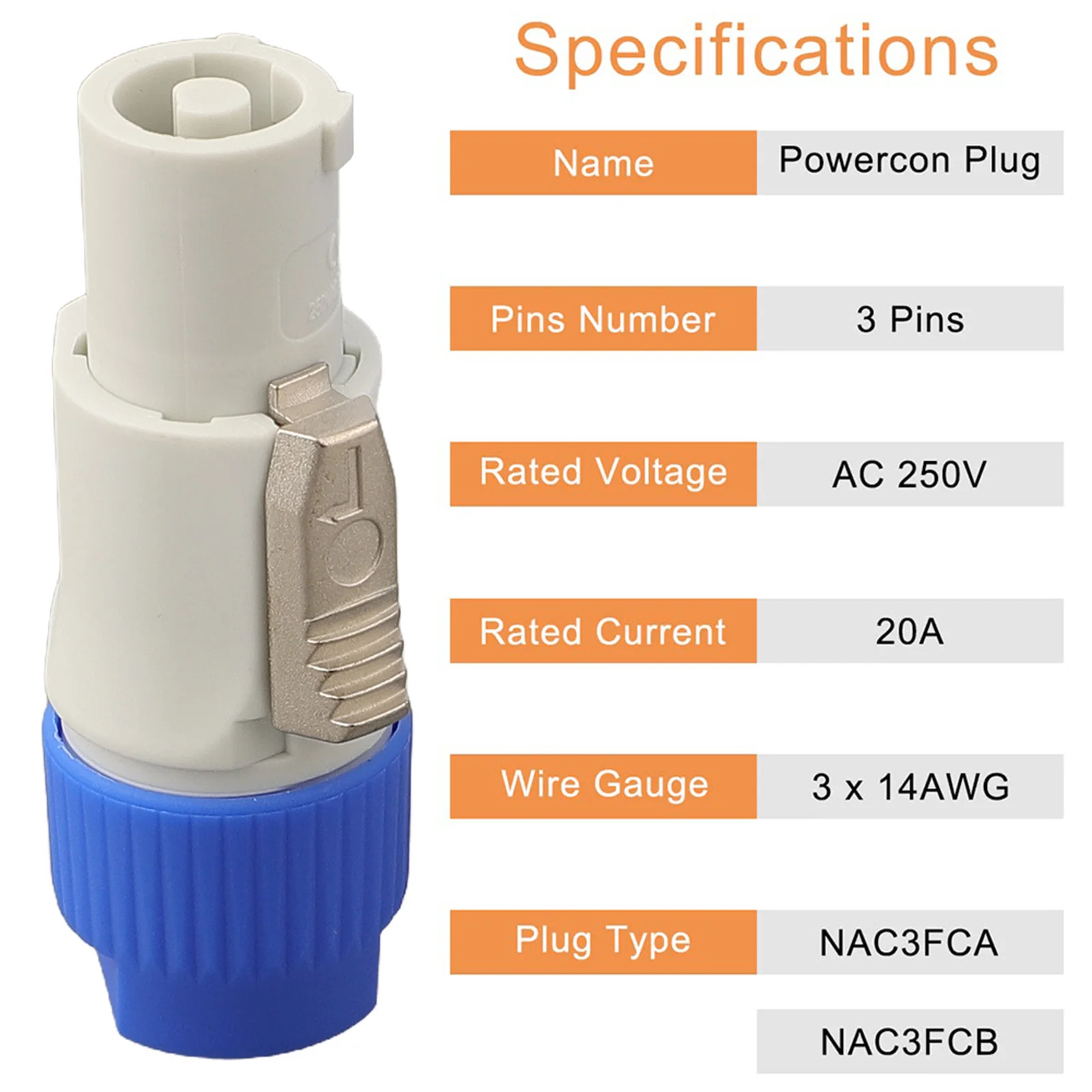 Simplify Connections in Your Setup with This Comprehensive Pack of and Efficiently Designed Male Power Connectors