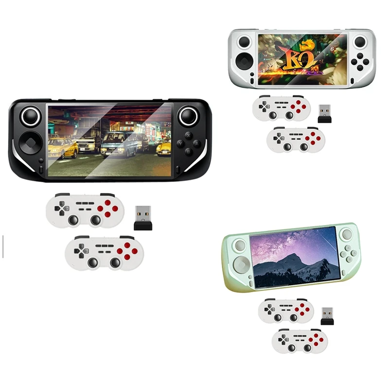 

E6 Handheld Game Console With Dual 2.4G Wireless Controller 64GB 5 Inch For GBA GBC PSP PS1 N64 B