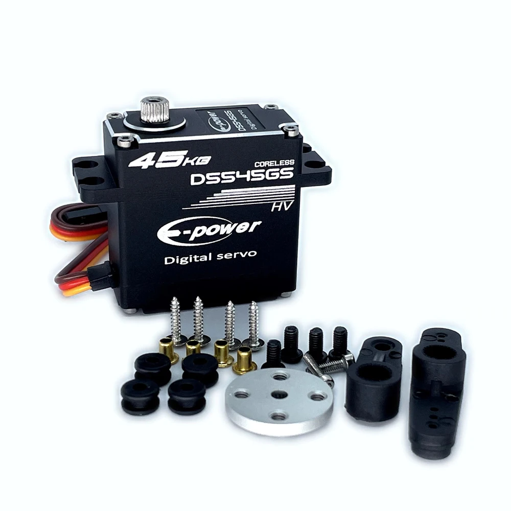 E-Power RC Robot Coreless Servo Motor المواد المعدنية ميزات مقاومة للماء لأجزاء RC وملحقاتها