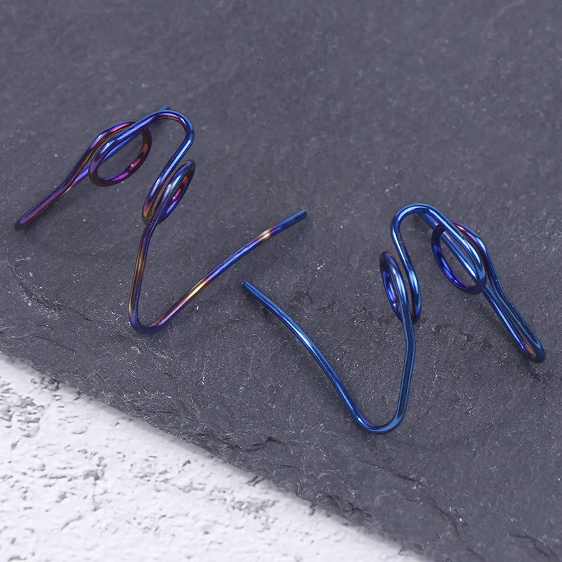 2 pezzi foro singolo molla universale moto scooter pinza freno a disco molla pastiglia freno separatore automatico schegge