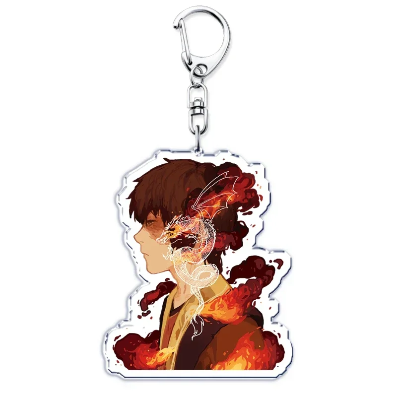 Classic Anime Avatar The Last Airbender Series Key Chain Keychains Ring for Accessories Bag Pendant Keyring Jewelry Fans Gifts