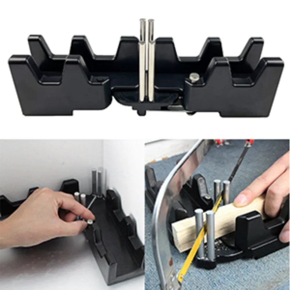 

2-in-1 Mitre Measuring Angle Cutting Tool Measuring Sawing Mitre Kit For Pipeline Installation Home Improvement