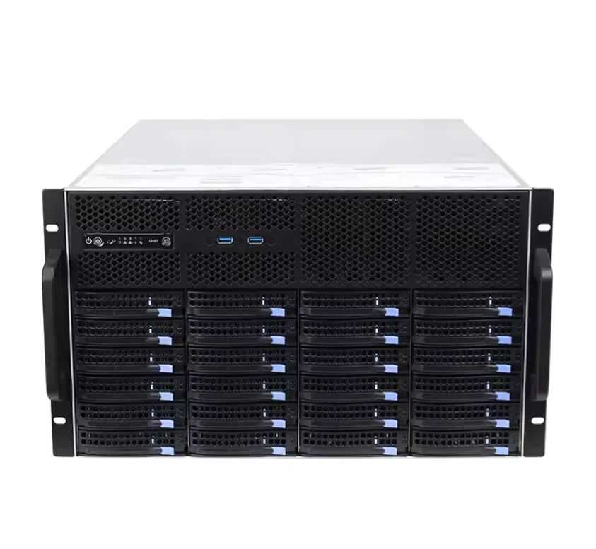 Super Huge 6U 48-Bay NAS File Storage Server Chassis 12Gb/s Hot Swap Case with Fan Plastic ATX Form Factor in Stock