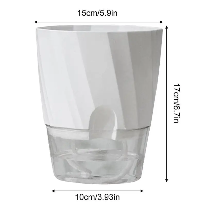 Pot de fleur à arrosage automatique pour plantes d'intérieur, pots de plantes d'intérieur, pots à mèche, jardinière décorative moderne pour plantes d'intérieur cachepot planta pot fleur moulagepots de jardin et jardini