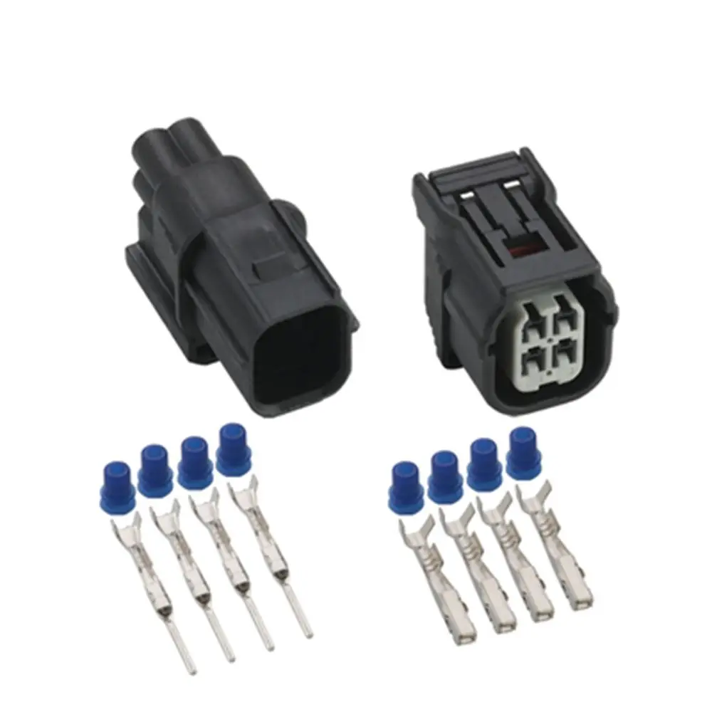 5 Sets 4 Pin car modified connector oxygen sensor socket with terminal DJ7042A-1.2-11/21 4P connector