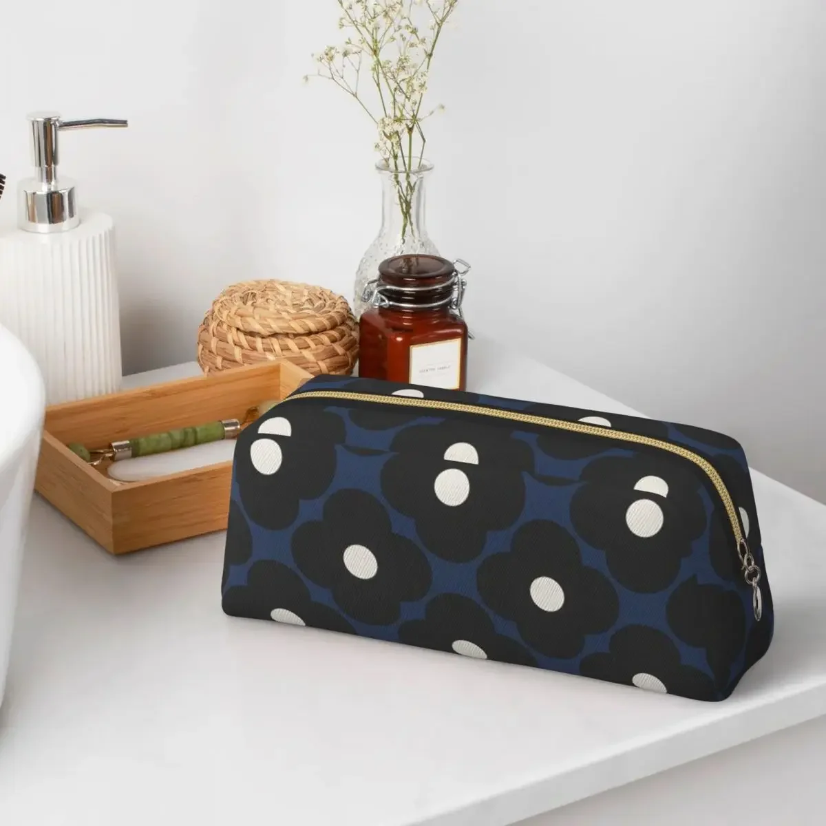 Orla Kiely Flowers Abstract Pencil Cases for Student Gifts Pen Box Pencil Bag Pencil Pouch Storage Stationery Supplies