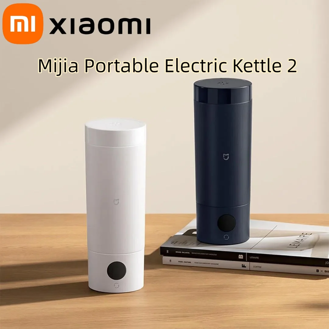 

Портативный электрический чайник XIAOMI Mijia, 2 чашки-термоса, быстрый водонагреватель, 350 мл, умный чайник с температурной изоляцией для путешествий