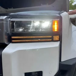 Car DRL Assembly For Toyota Prado LC250 DRL 2024 Front Bumper Upgrade LED Dynamic Flashing Daytime Running Light Accessories