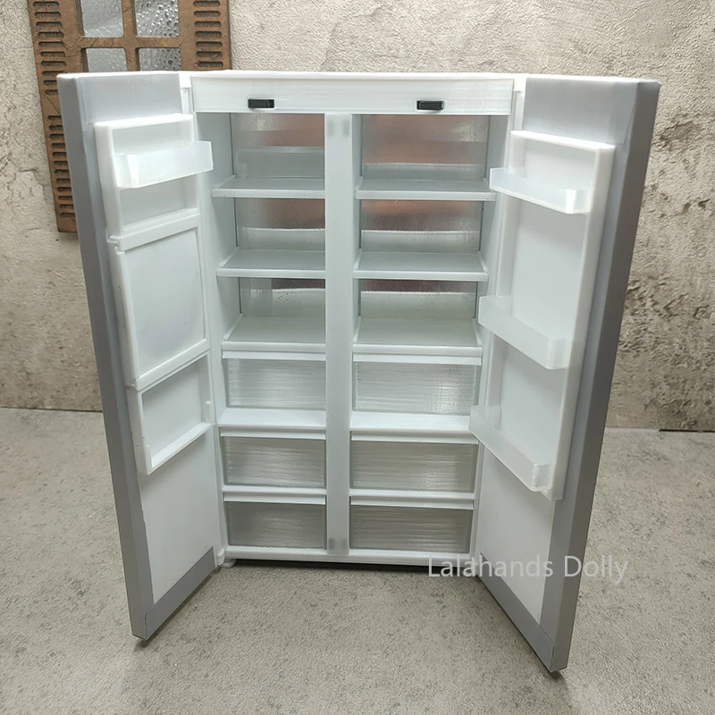 Năm 1/12 Nhà Búp Bê Mini Làm Việc, Refrigerable Tủ Lạnh Cho OB11,BJD Nhà Búp Bê Đồ Phụ Kiện Trang Trí