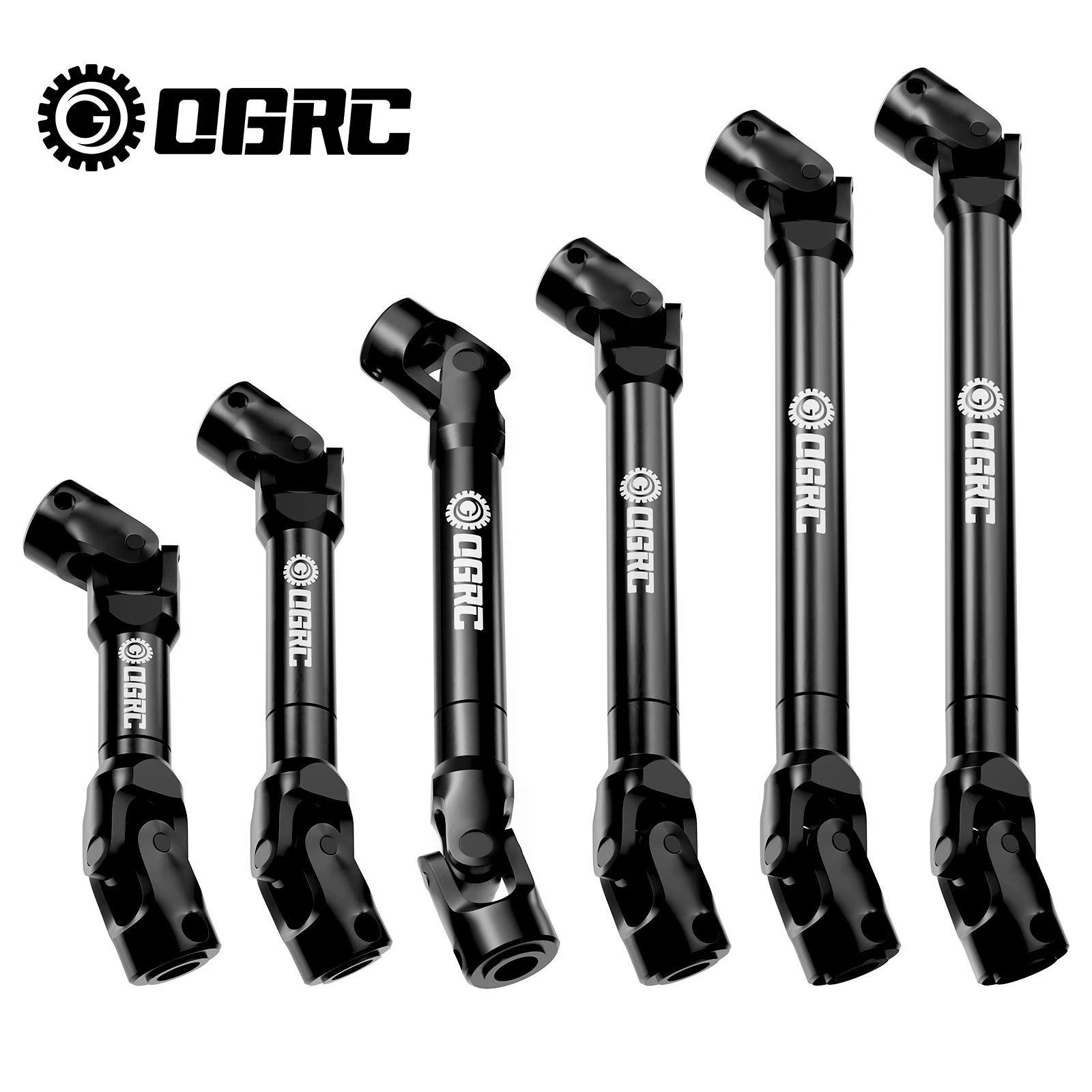 OGRC 1/10 RC Car Metal Driveshaft 5mm Universal Joint for Axial SCX10 TRX4 Capra VS4-10 CC02 RC Crawler Car Upgrade Shaft