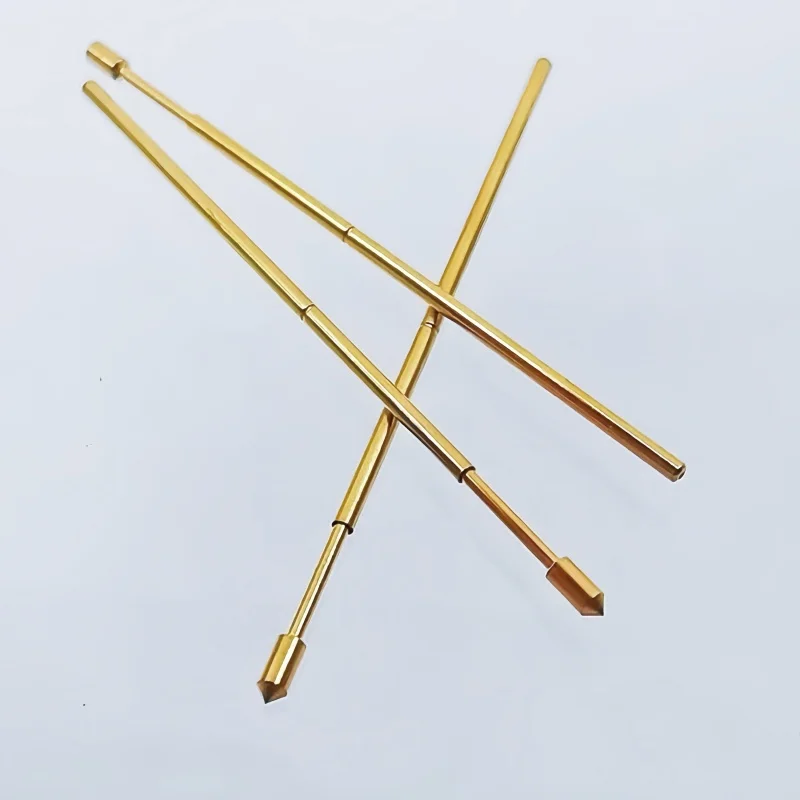 20/100PCS PAL50-E2 Frühling Test Sonde PAL50-E Test Pin Test Werkzeug 27,8mm 0,68mm Gold Nadelspitze dia 0,90mm Pogo Pin PL50-E PL50-E2 – Detail 6
