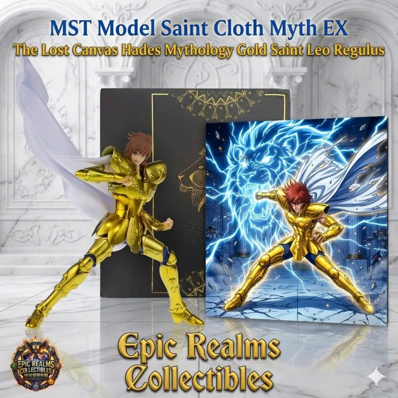 

[9 Hours Shipping] New In Stock Saint Seiya Myth Cloth EX LC ST Gold Leo Regulus LC Color Action Figure Metal ArmorModel