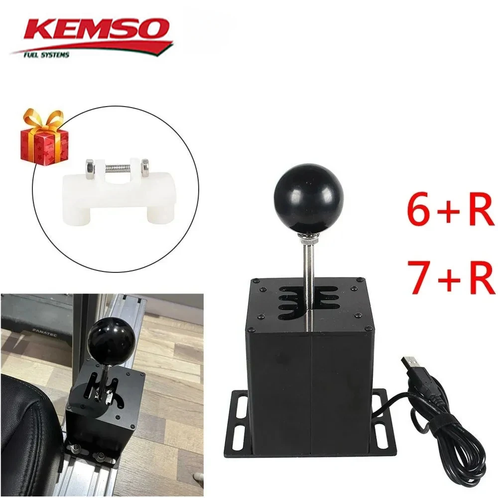 

Racing Game H Gear Shifter For Logitech G29/G25/G27/G920 For Thrustmaster T300RS/GT For ETS2 Simracing PC USB HB-1014