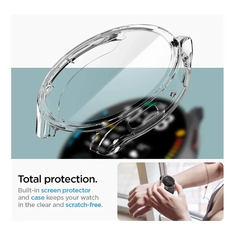 Screen Protector film + Watch Protective case for Samsung Galaxy Watch 6 44mm 40mm Tempered Glass cover Hard PC Bumper