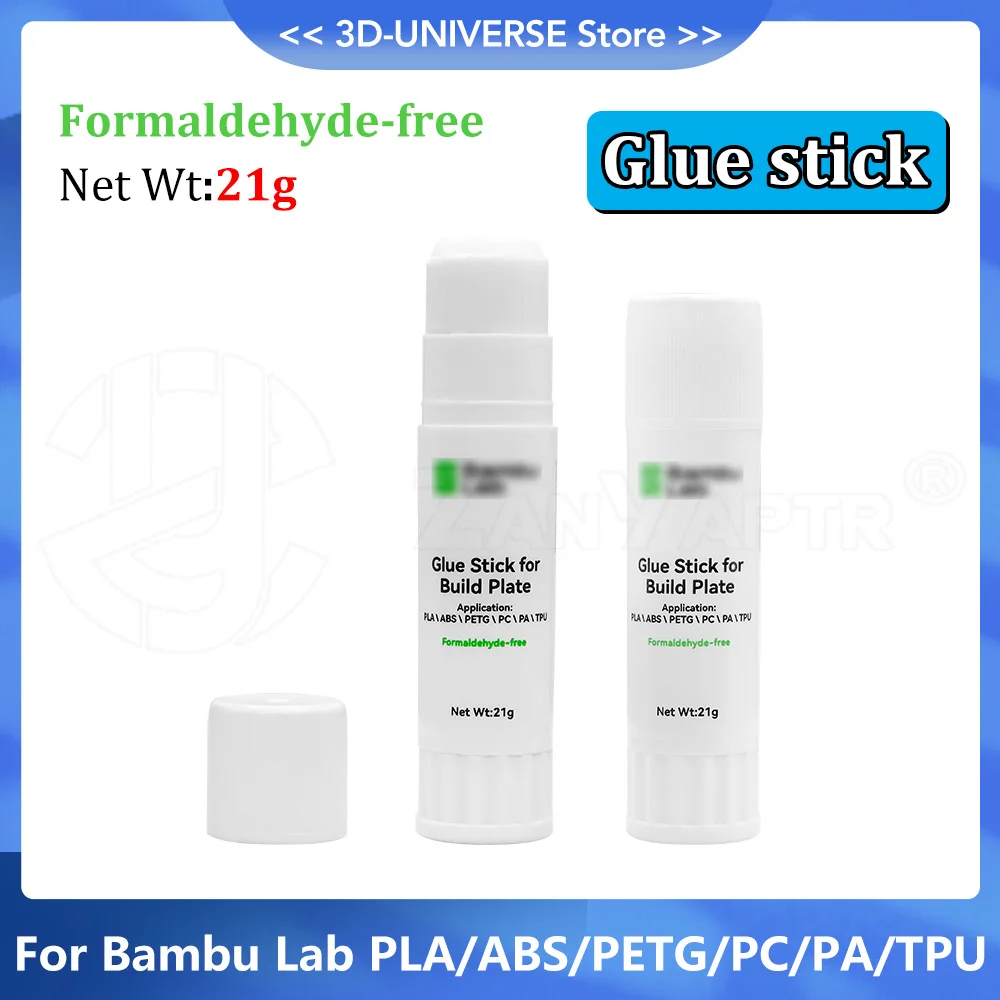 

Клей-стик Bambu Lab: сильная адгезия, защита от деформации, PVP, твердый клей для 3D-принтеров Bambu Lab (PLA, ABS, PETG), для платформы HotBed, 1-3 шт.