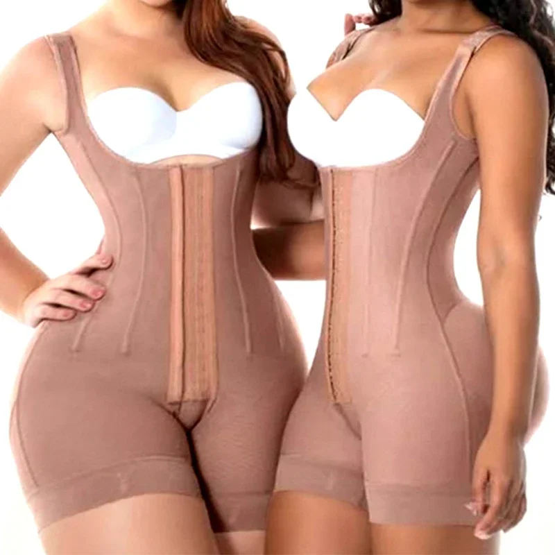 

6XL Fajas Colombian Girdles Bodysuits Shapewear High Compression Waist Trainer Slimming Sheath Postpartum BBL Corset Body Shaper