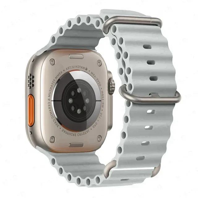 Ozeanarmband für Apple Watch Ultra 2 Band 49 mm 10 9 8 7 45 mm 41 mm Silikonarmband Armband iWatch 6 5 4 3 SE 44 mm 40 42 mm Band