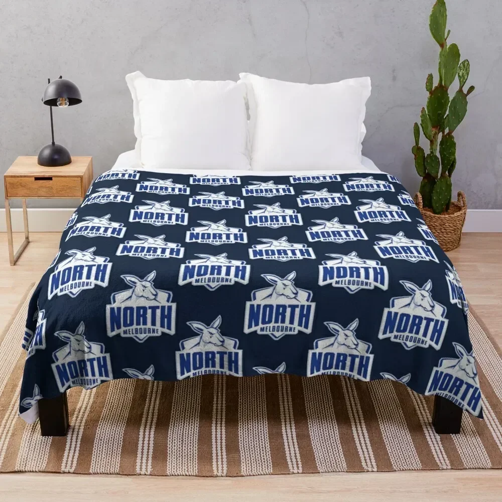 

North Melbourne - Merch Throw Blanket Faux Fur Soft Warm Blanket for Bed