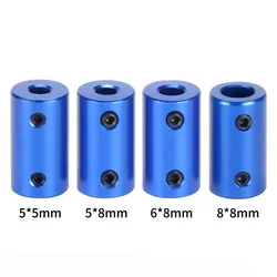 5pc D14L25 Blue Alloy Couple 5mm 8mm Drive Shaft Coupling Pull Coupler Rc Boat Transmission Diy Parts Stepper Motor Accessories