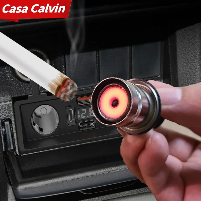 For Toyota Corolla 2014-2018 Car Charger Convenient Cigarette Lighter USB Super Fast Charge Interior Modified Auto Accessories