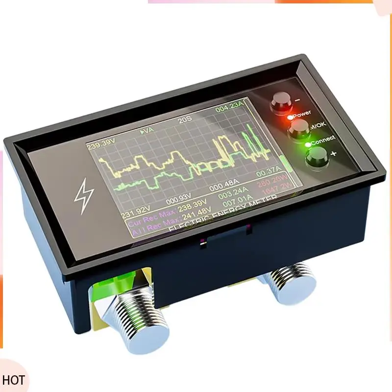 Nachrichten DC Spannung Strom Leistung Display 420V Wifi Tuya Smart Digital Lithium-Batterie Kapazität Erkennung Tester Coulomb Meter