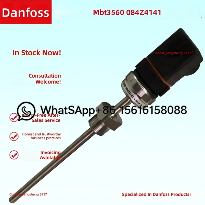 Danfoss MBT3560 Temperature Sensor 084Z4141 084Z4140 084Z4154 084Z4155 084Z4167 084Z4168 Industrial Probe Thermistor