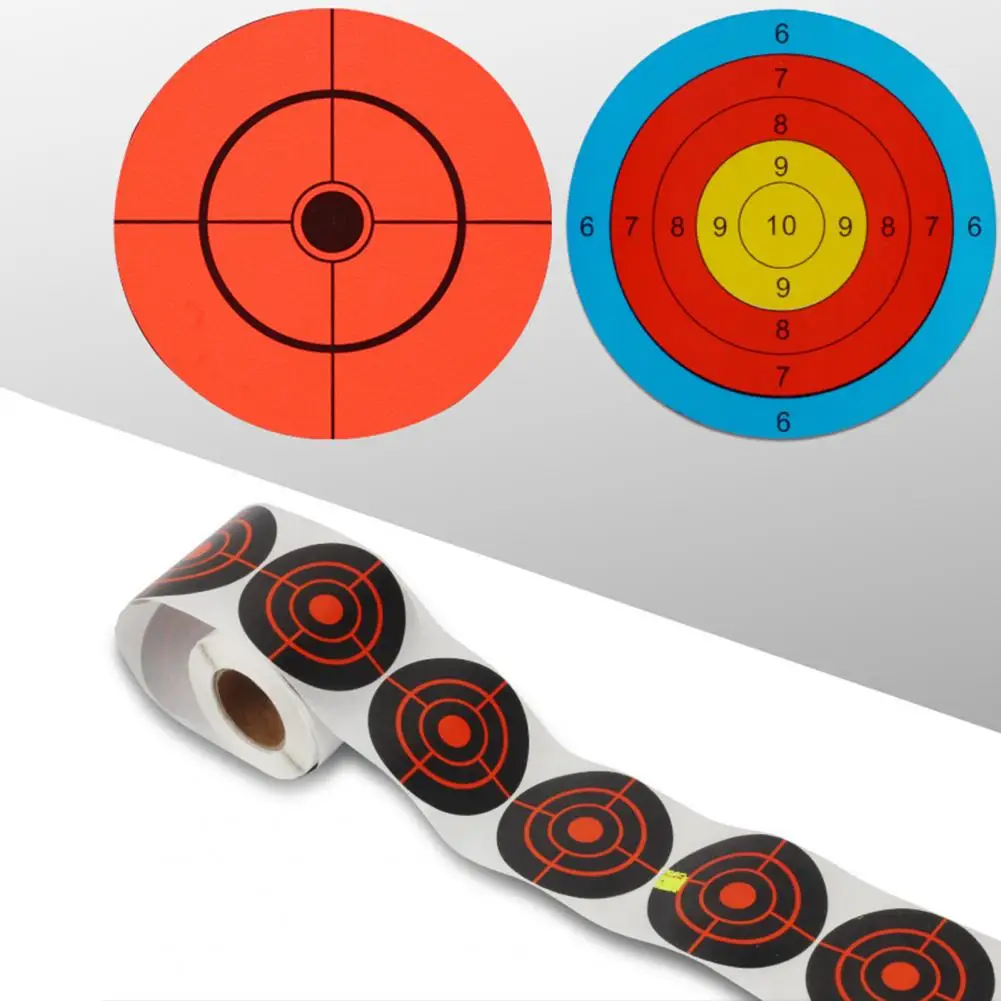 Colorful Target Sticker Portable Archery Target Sticker Paper with Strong Stickiness for Bow Practice Compact Size for Target