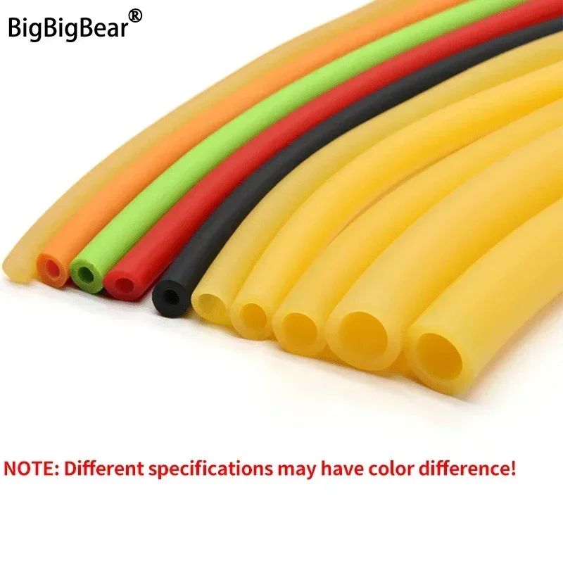 

1M/3M Nature Latex Rubber Hoses 1.6 2 3 4 5 6 7 9 10 12 14 17mm High Resilient Elastic Surgical Medical Tube Slingshot Catapult