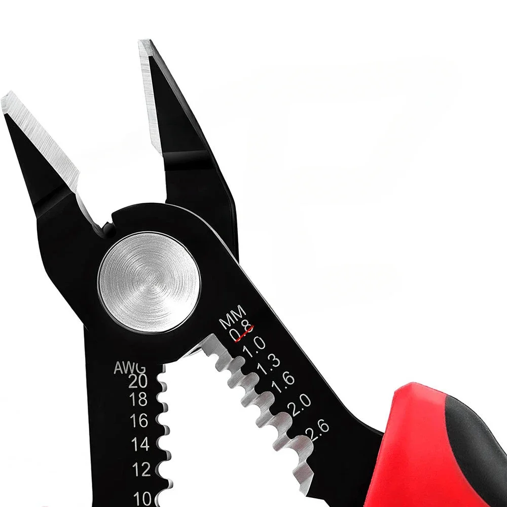 Hand Tool, Stripping Multifunctional Pliers, Cable Cutting, Small Portable Electronic Pliers Diagonal Pliers