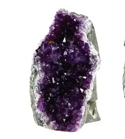 Natürlicher Amethyst-Quarzkristall-Cluster von Uruguay – 1/2 Pfund bis 1 Pfund