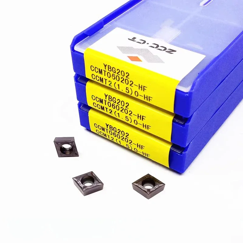 

ZCC CCMT 060202 -EF CCMT 060202 -HF YBG202 YBG205 YBM153 YBC251 YBC252 Токарные инструменты Твердосплавная пластина Токарный резак Инструмент Токарная пластина